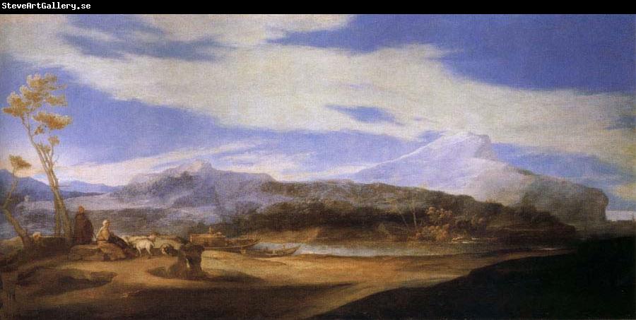 Jusepe de Ribera Ladnscape with Shepherds